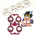 rep tamiya 95634 low friction small dia 3spoke / velg small ban maroon - Image 2