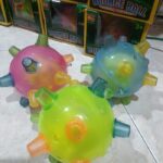children bounce ball