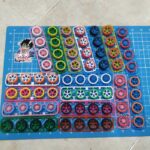 velg medium + ban warna polos Rep tamiya