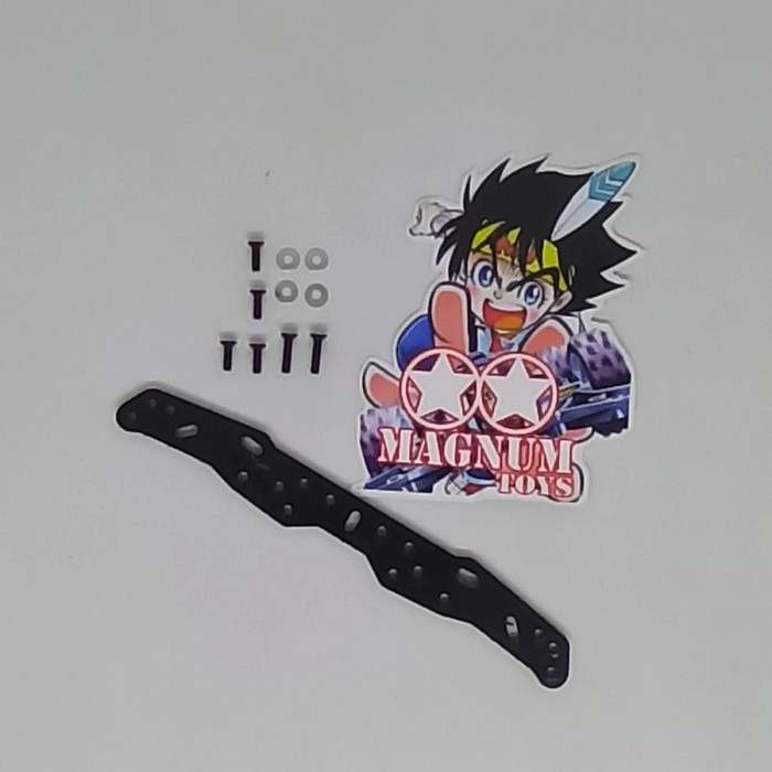 ginee_20260608174925694_5866541553.jpeg rep tamiya frp multi roller setting stay / bemper multi depan fiber - Image 1