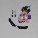 rep tamiya frp side extension roller mount/ bemper samping isi 2 fiber