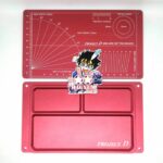setting board with parts lattice / papan setting + tempat parts tamiya