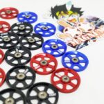 rep tamiya 6 spoke 19mm aluminum roller bearing ( ringless ) / rays