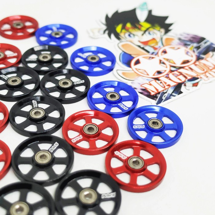 ginee_20260611114928878_6504476529.jpeg rep tamiya 6 spoke 19mm aluminum roller bearing ( ringless ) / rays - Image 1