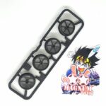 rep tamiya velg 6 Spoke medium Carbon / velg carbon low profile
