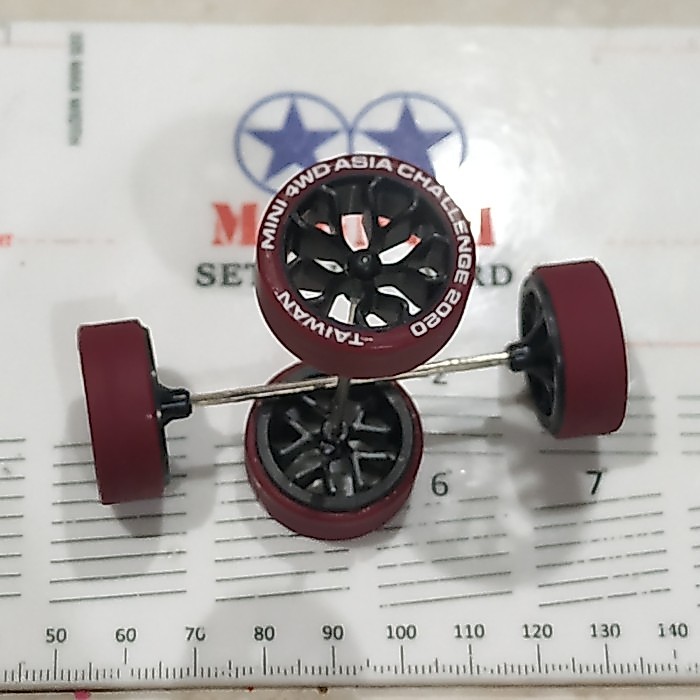 ginee_20260611123645852_7465722809.jpeg ban presisi velg y spoke + maroon ori Tamiya - Image 1