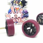 rep tamiya velg Y Spoke carbon + maroon full presisi / ban jadi stb - Image 2